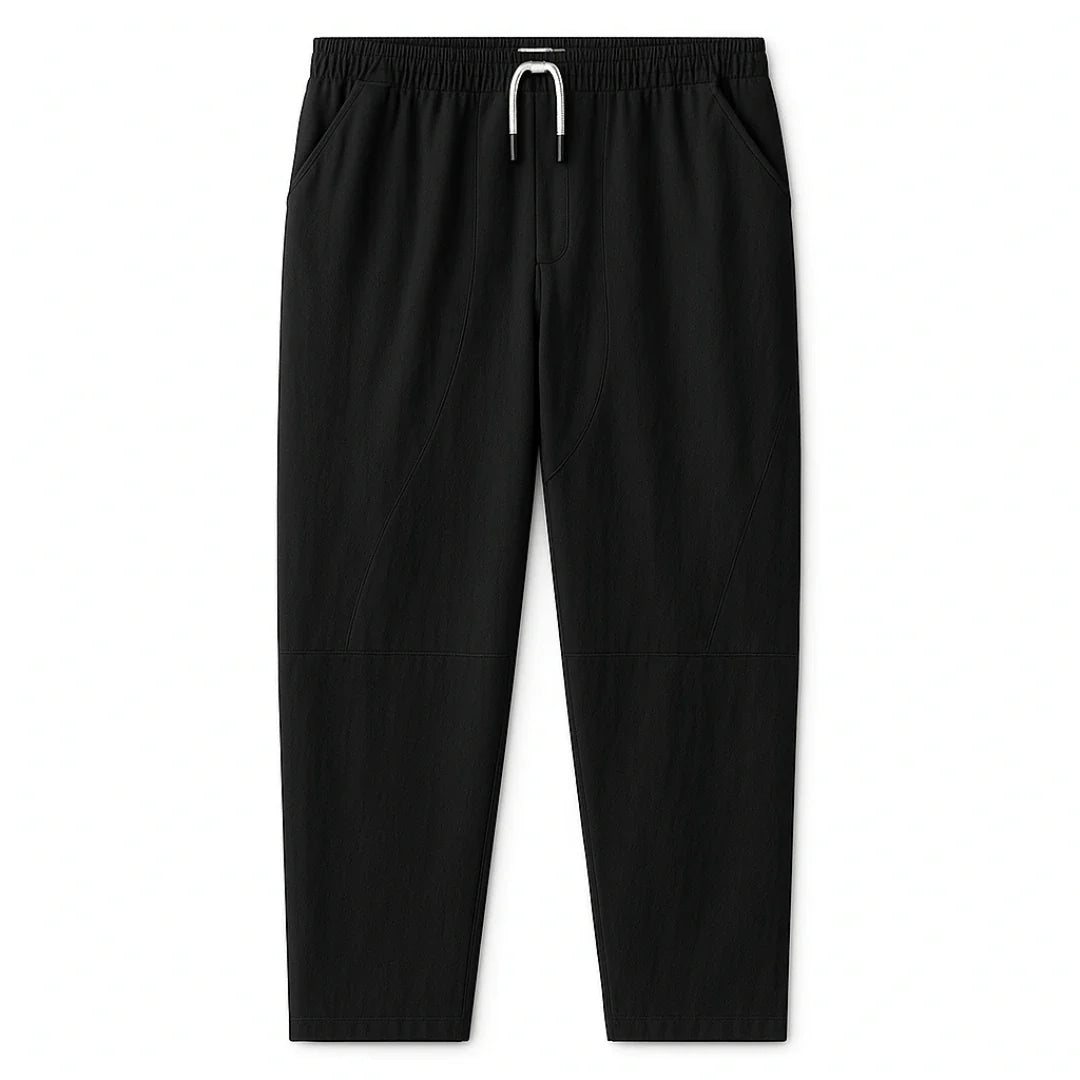 Men - Relaxed Fit Cropped Pants – Casual Lightweight Trousers