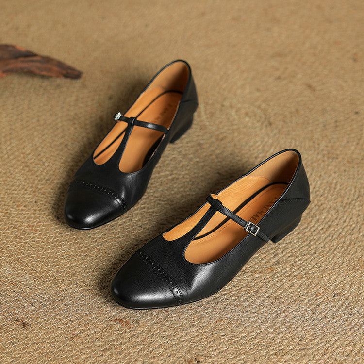 Women - Handmade Genuine Leather Flats
