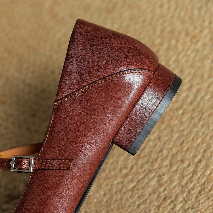 Women - Handmade Genuine Leather Flats