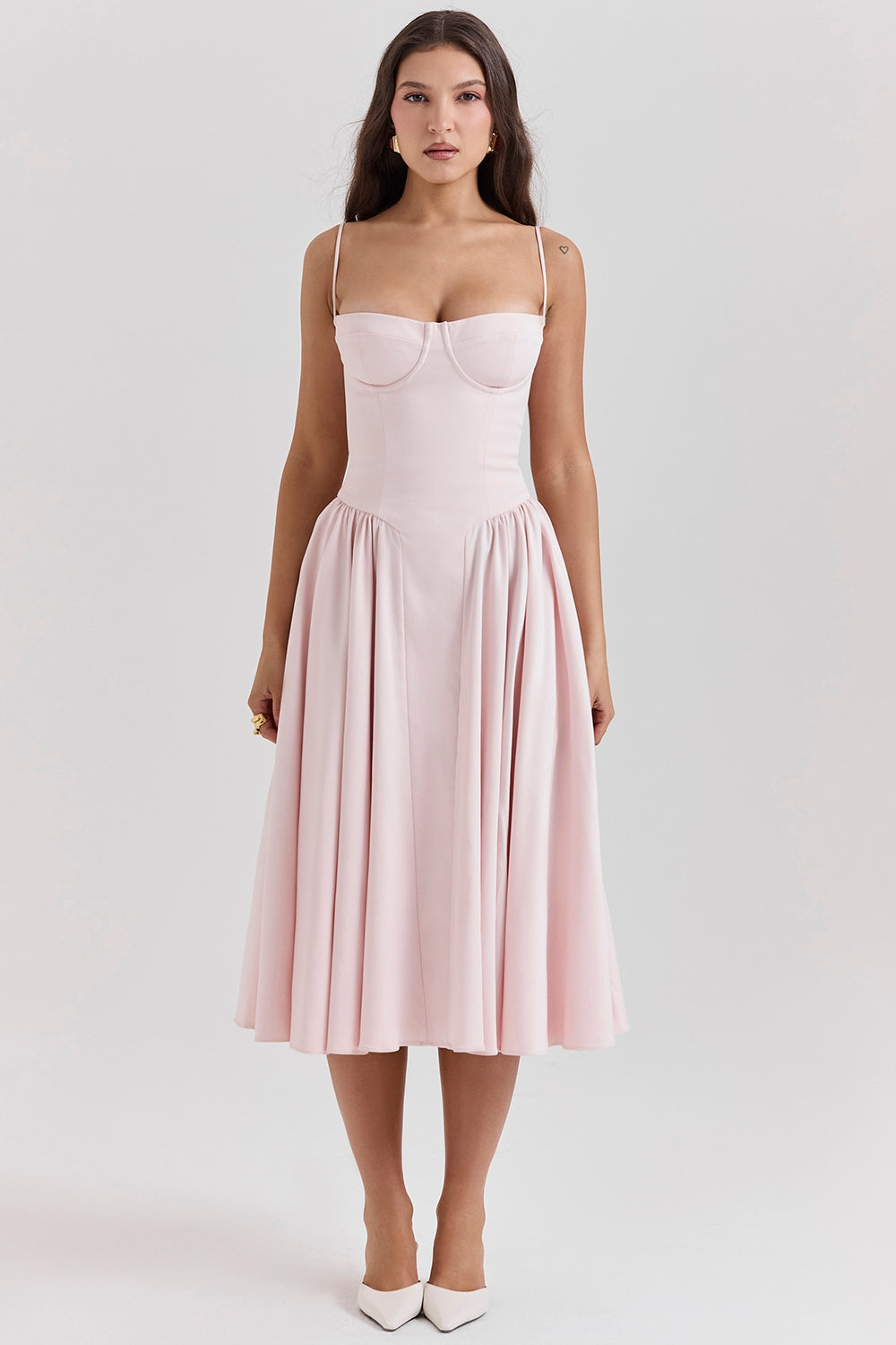Women - Celine Corset Midi Dress