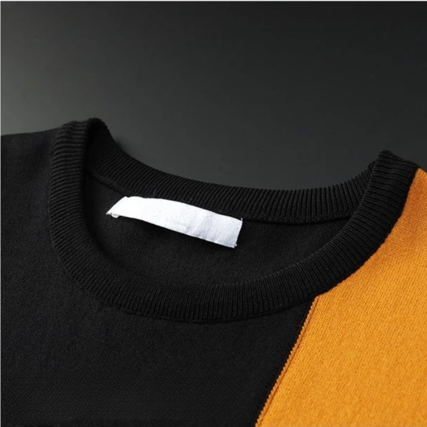 Men - Color Block T-Shirt – Modern Geometric Casual Tee