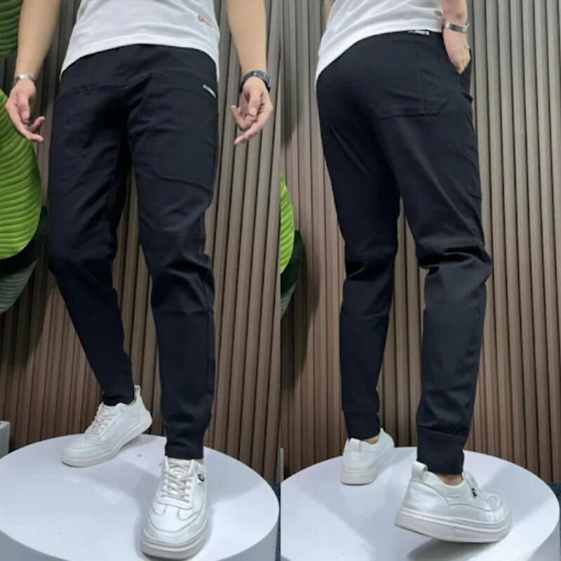 Men’s Slim Fit Jogger Cargo Pants – Casual Trousers with Tapered Ankles