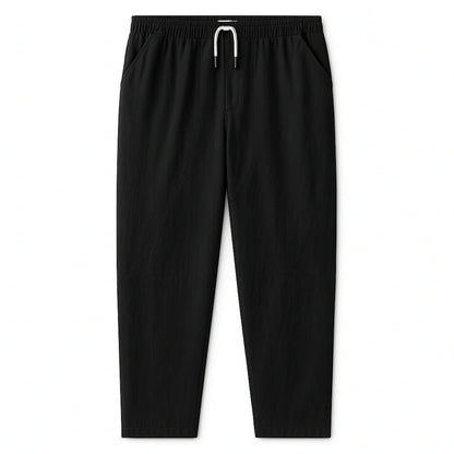 Men - Relaxed Fit Cropped Pants – Casual Lightweight Trousers