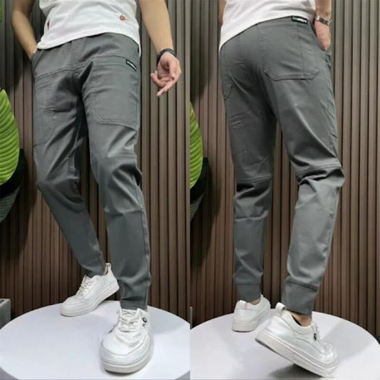 Men’s Slim Fit Jogger Cargo Pants – Casual Trousers with Tapered Ankles