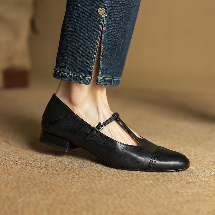 Women - Handmade Genuine Leather Flats