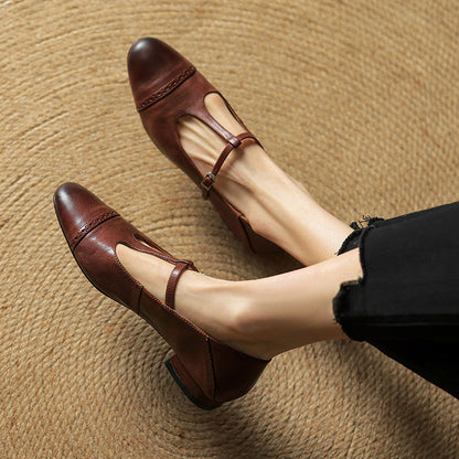 Women - Handmade Genuine Leather Flats
