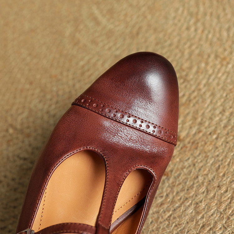 Women - Handmade Genuine Leather Flats