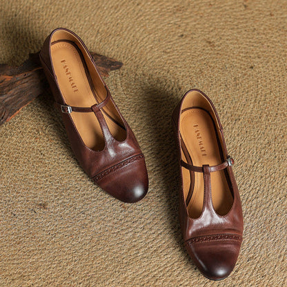 Women - Handmade Genuine Leather Flats