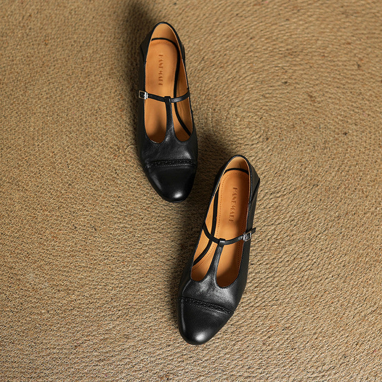 Women - Handmade Genuine Leather Flats
