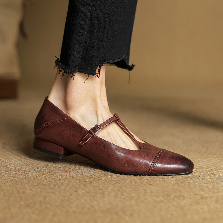 Women - Handmade Genuine Leather Flats