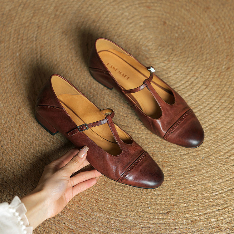 Women - Handmade Genuine Leather Flats
