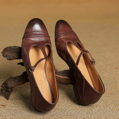 Women - Handmade Genuine Leather Flats