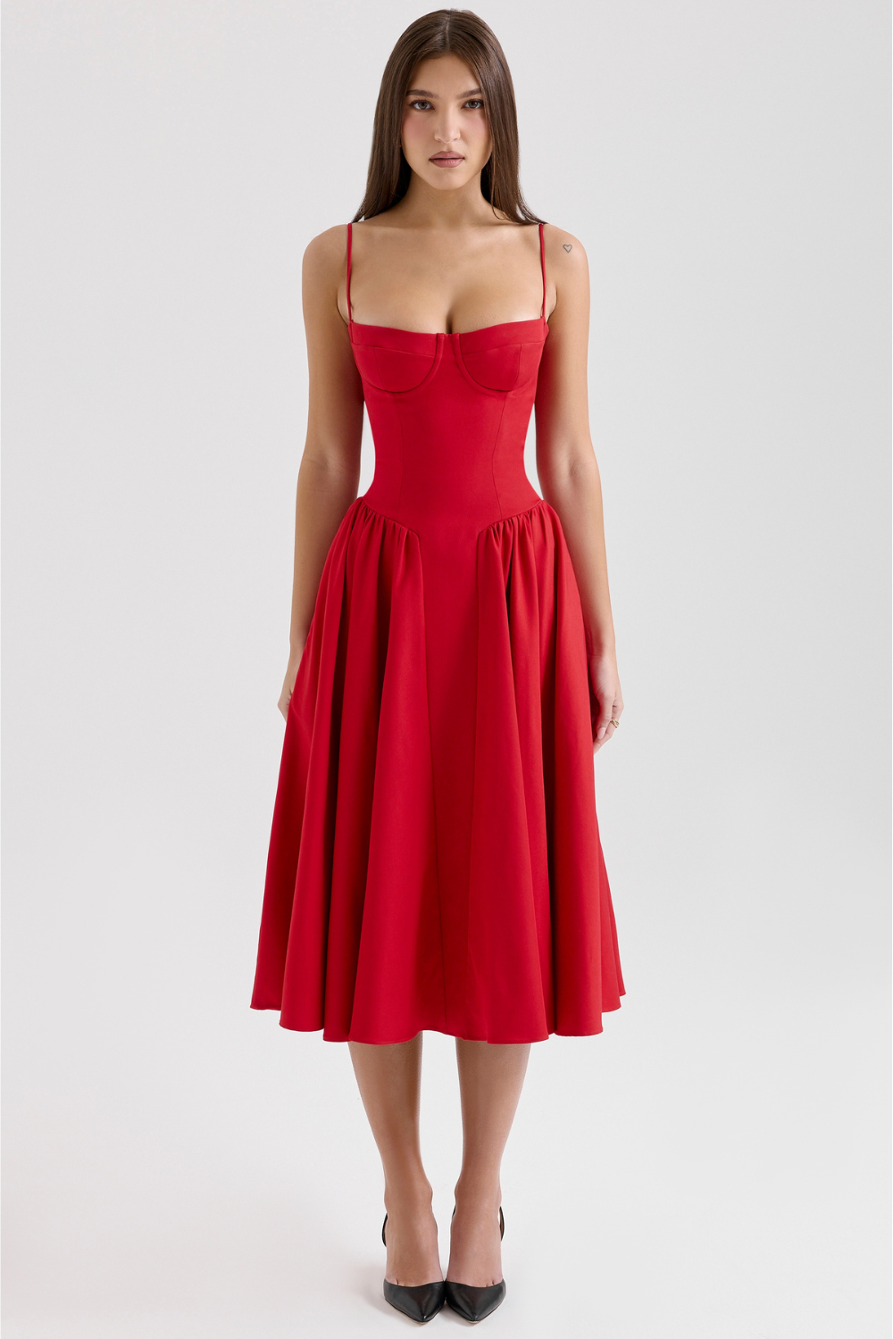 Women - Celine Corset Midi Dress