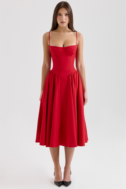 Women - Celine Corset Midi Dress