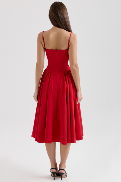 Women - Celine Corset Midi Dress