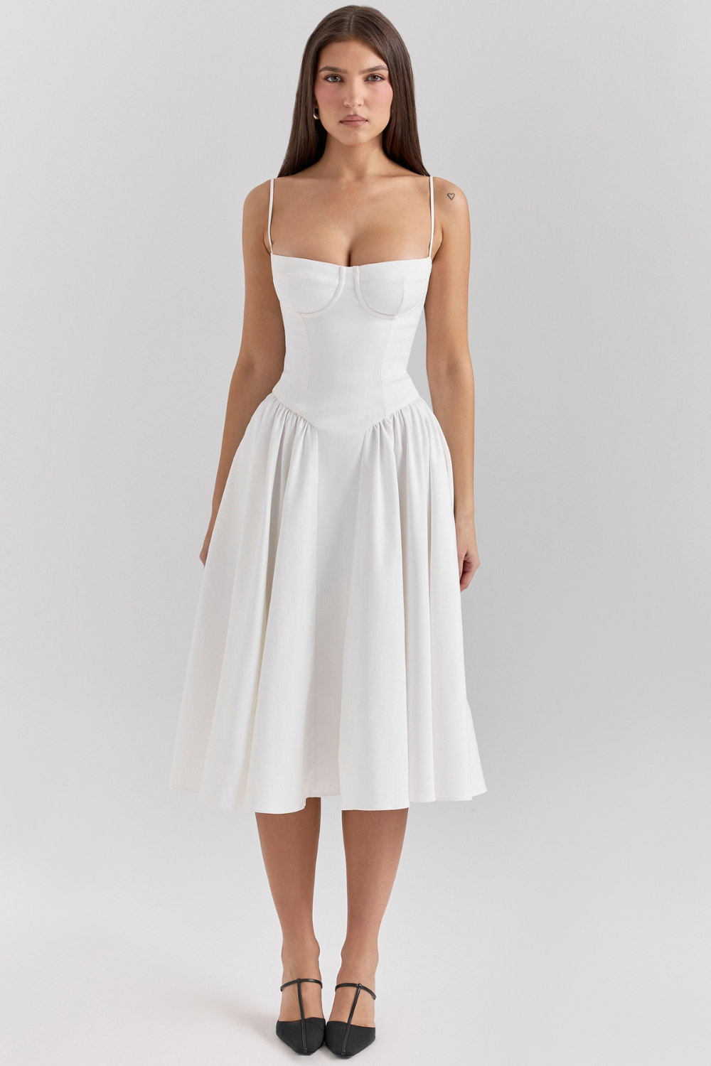 Women - Celine Corset Midi Dress