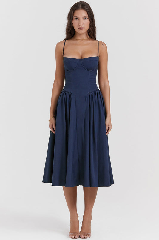 Women - Celine Corset Midi Dress