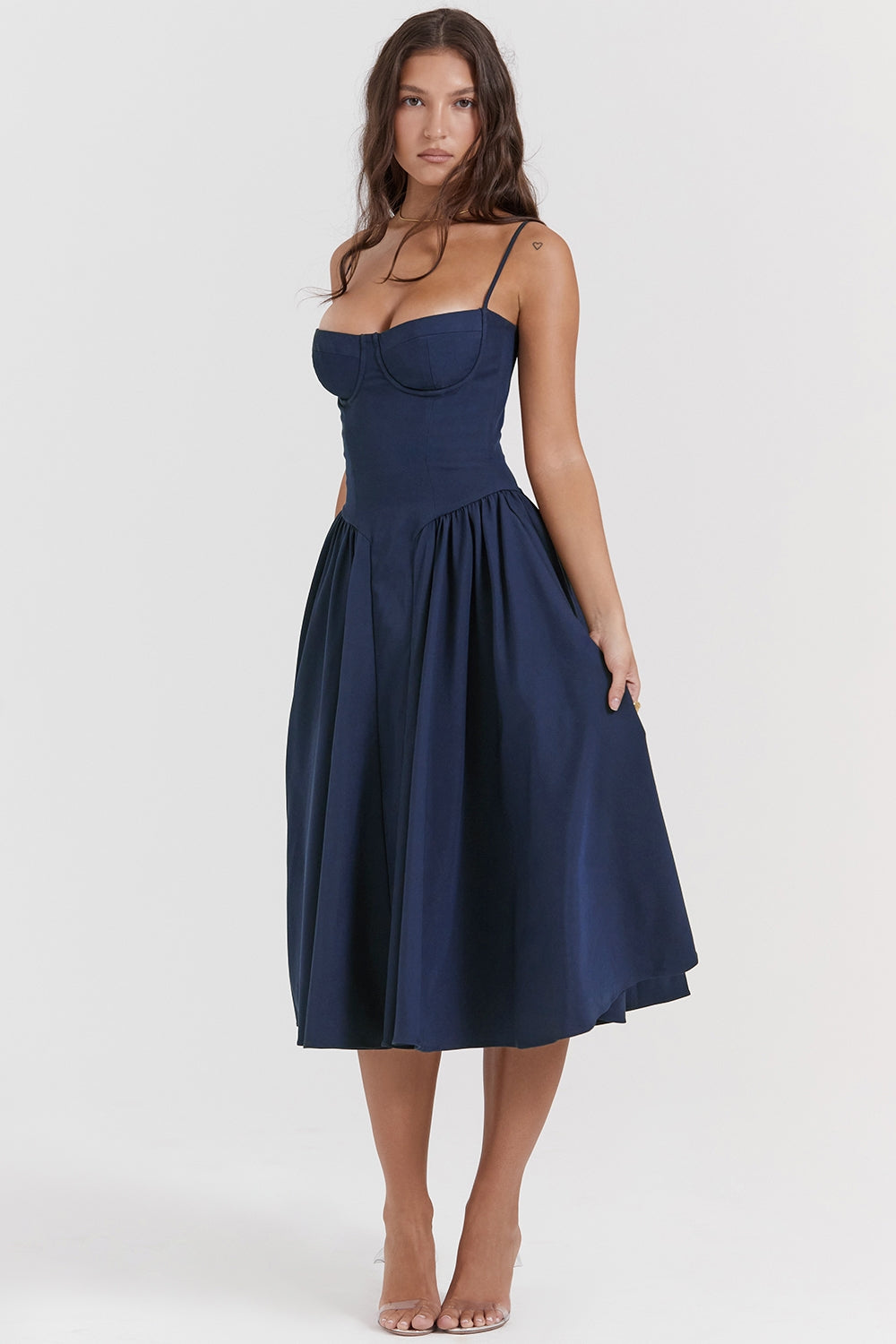 Women - Celine Corset Midi Dress