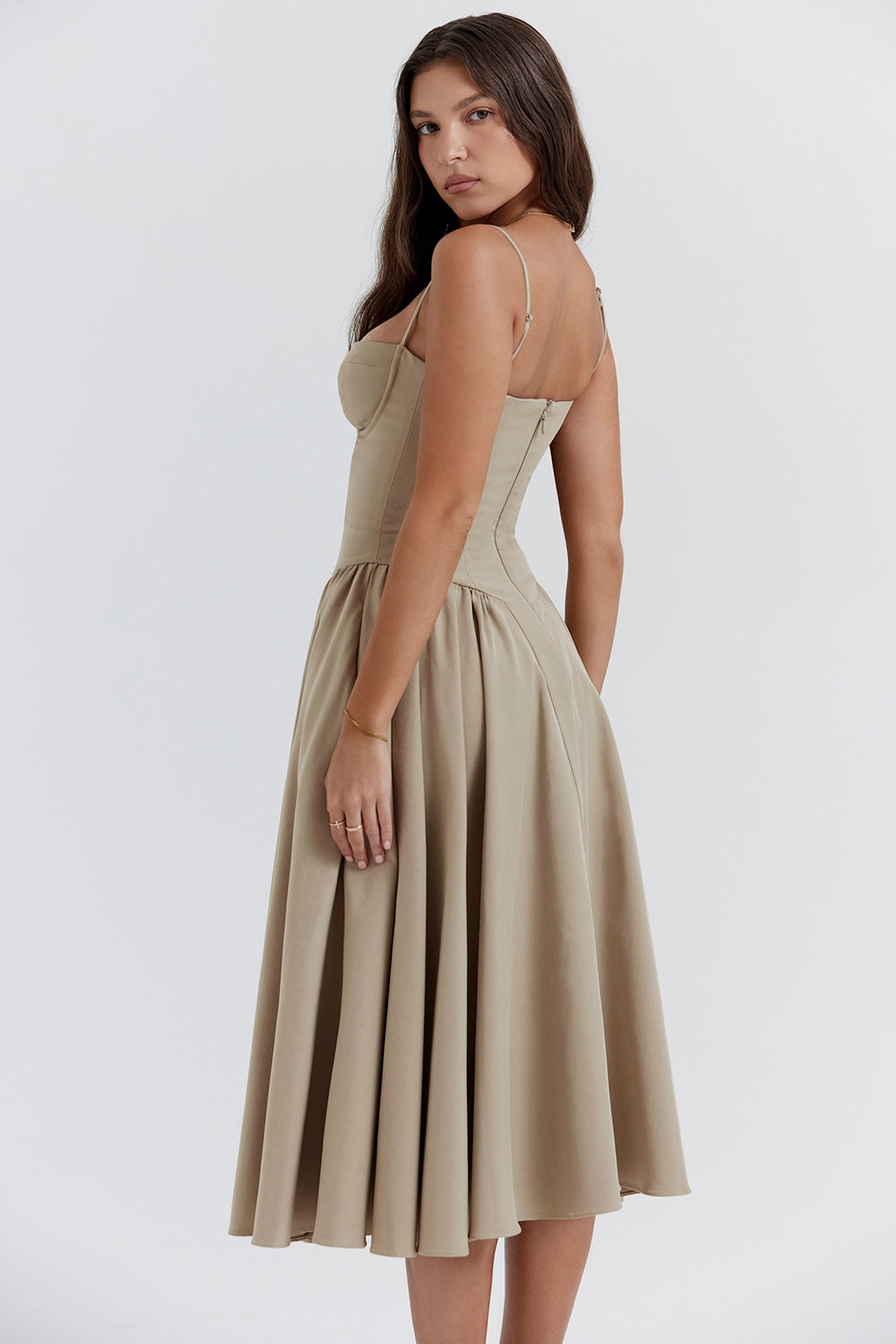 Women - Celine Corset Midi Dress