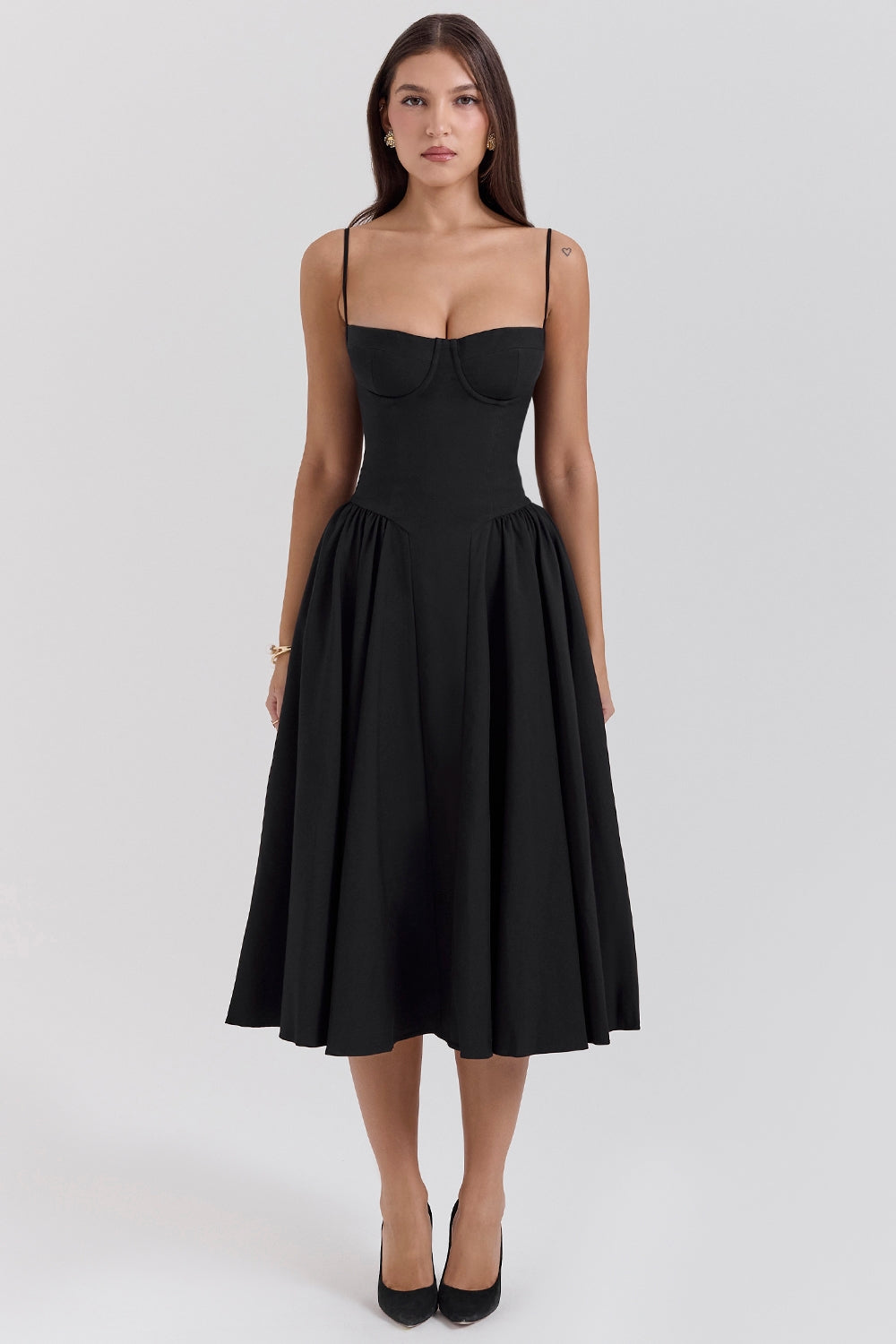 Women - Celine Corset Midi Dress