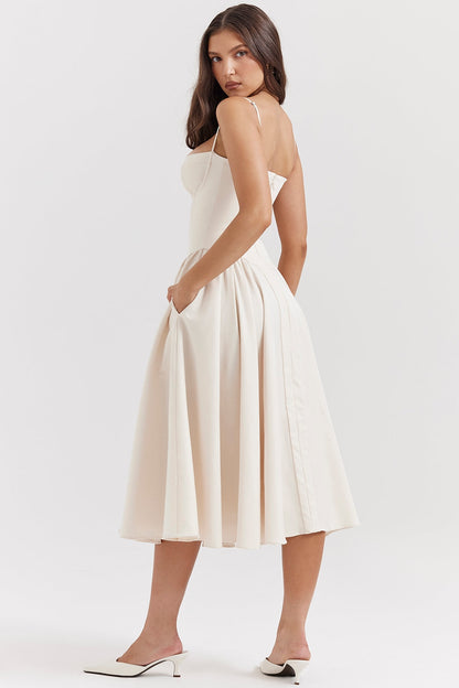 Women - Celine Corset Midi Dress