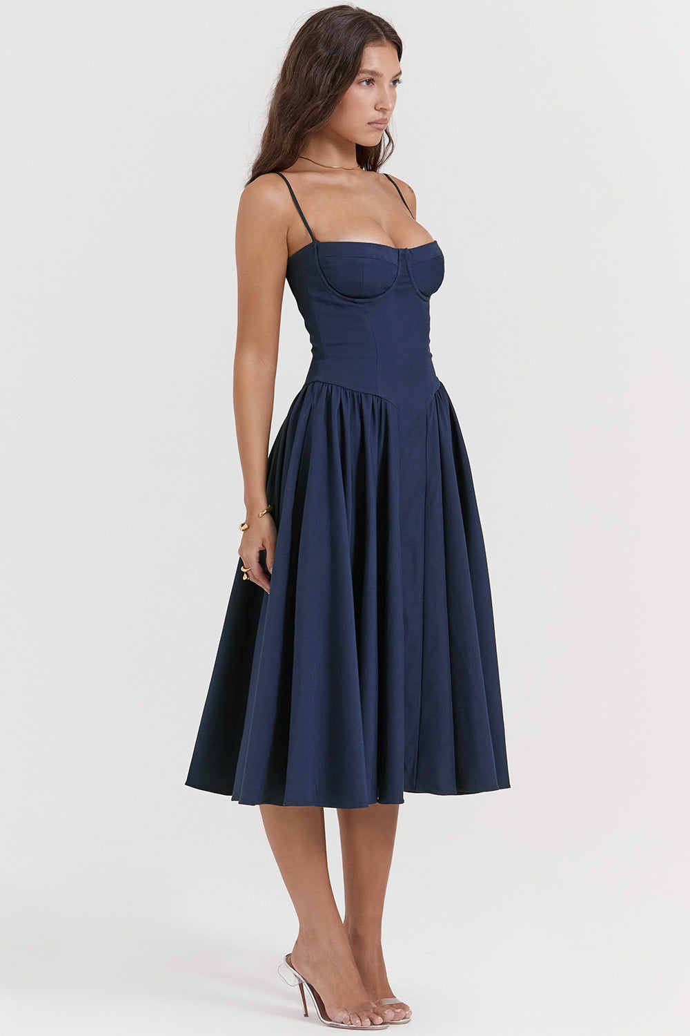 Women - Celine Corset Midi Dress