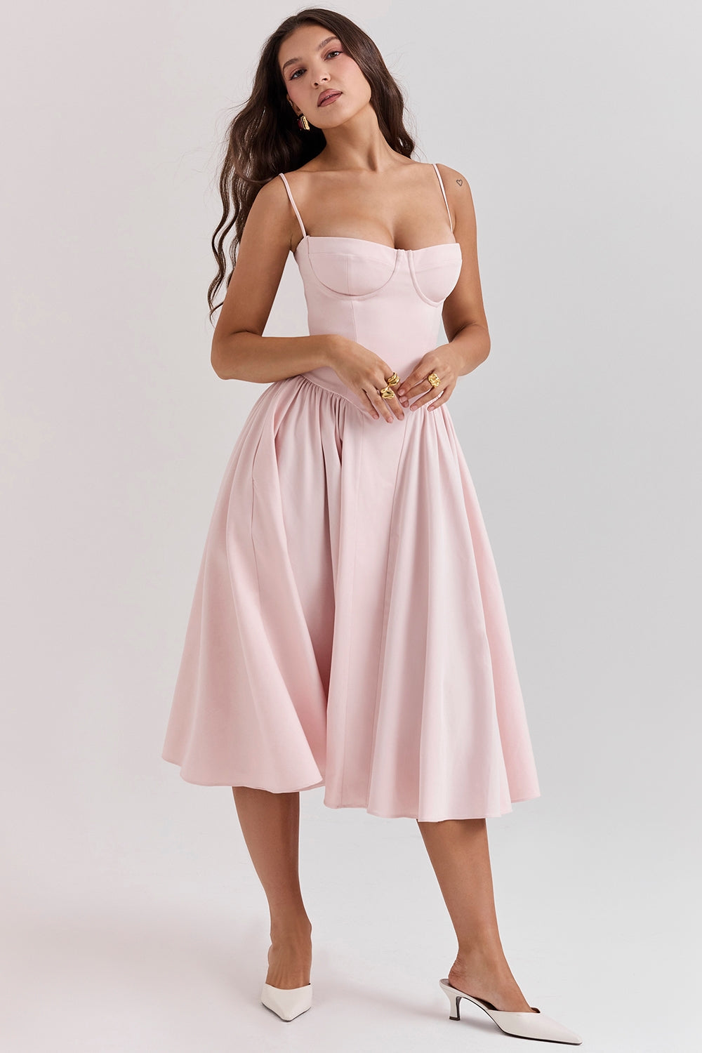 Women - Celine Corset Midi Dress