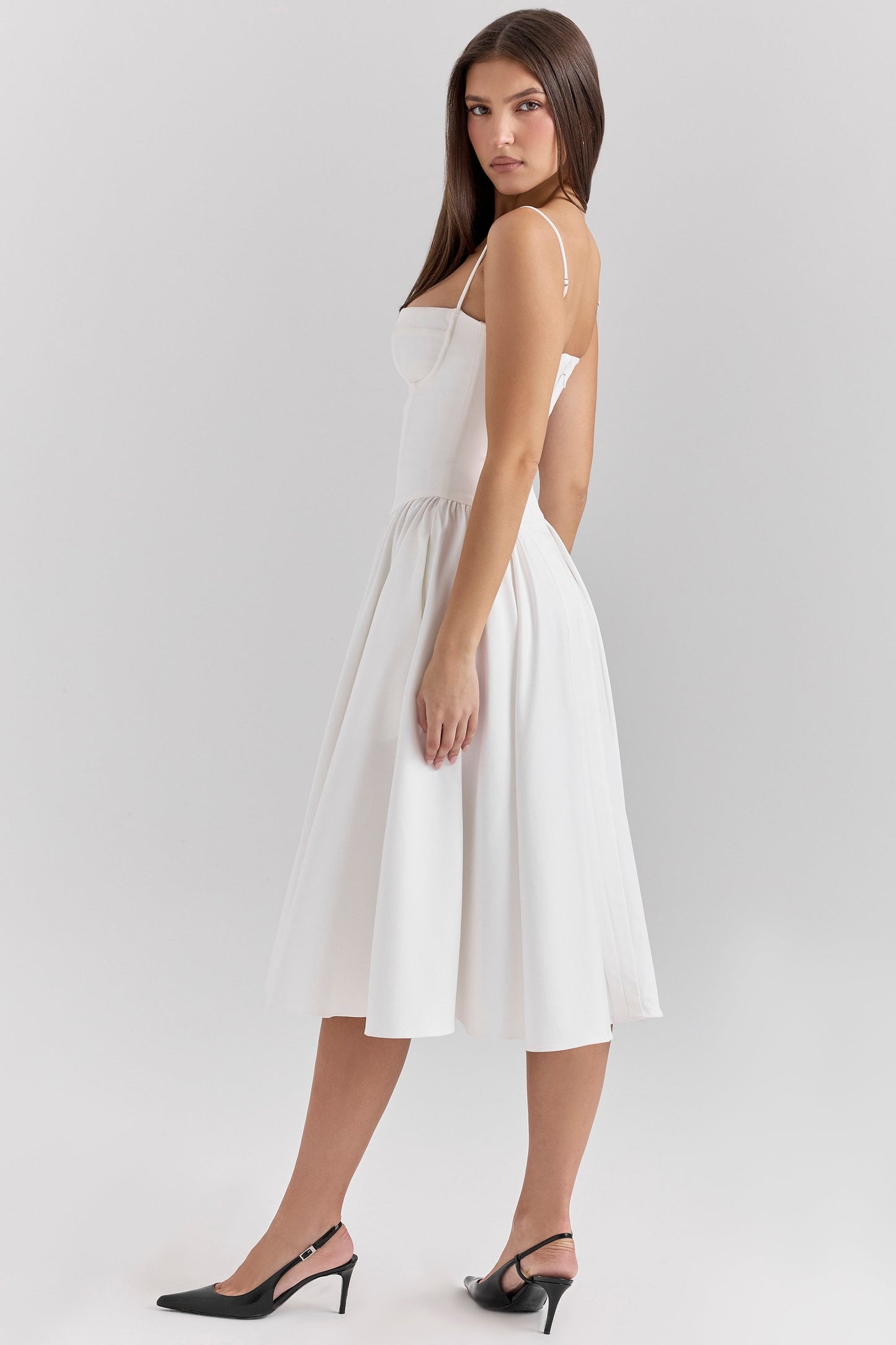 Women - Celine Corset Midi Dress