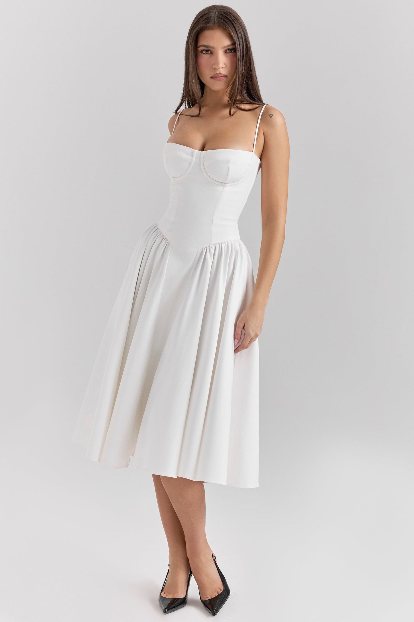 Women - Celine Corset Midi Dress