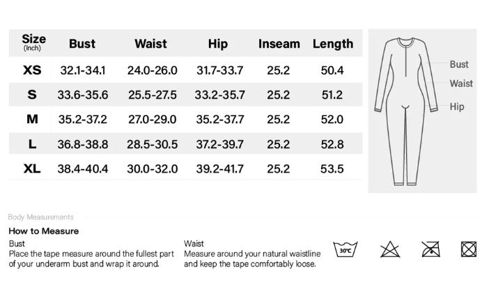 Women - Long Sleeve/ Short Sleeve Zipper Jumpsuit